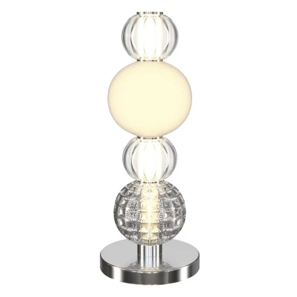 MAYTONI Collar MOD301TL-L18CH3K Lampa stołowa - kolor Chrom