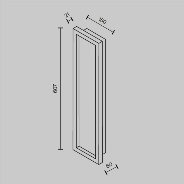 MAYTONI MOD311WL-L55B3K Orign lampa ścienna