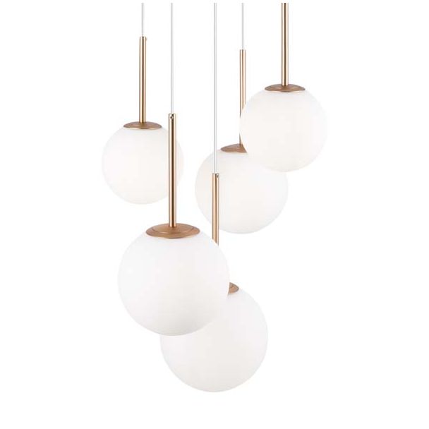 MAYTONI MOD321PL-05G Basic form lampa wisząca złoty