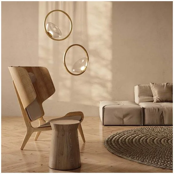 MAYTONI MOD327PL-L5BS3K Lunare lampa wisząca mosiądz