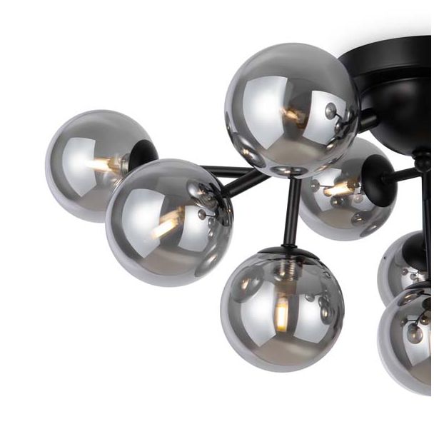 MAYTONI MOD545CL-12B Dallas lampa sufitowa czarny