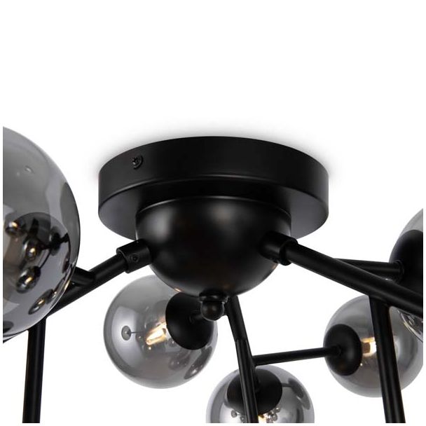 MAYTONI MOD545CL-12B Dallas lampa sufitowa czarny