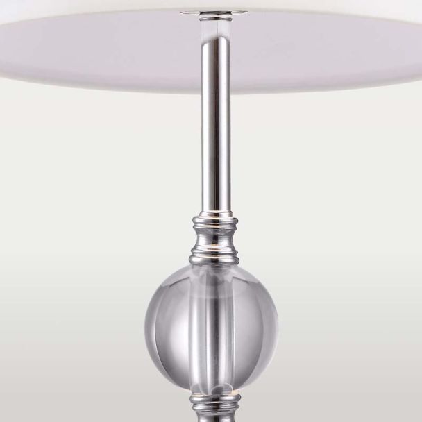 COSMOLIGHT Lampa stołowa MONACO T01230CH-WH