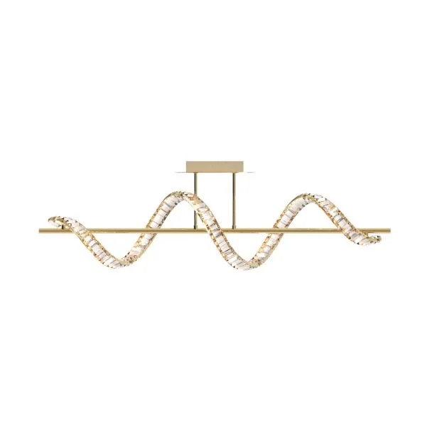 ZUMALINE MX3170-1-3GT ATHESA LAMPA SUFITOWA ZŁOTA/GOLD