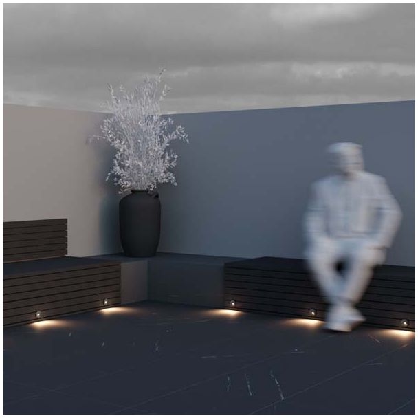 MAYTONI O015SL-L3B3K Bil Step Light czarny