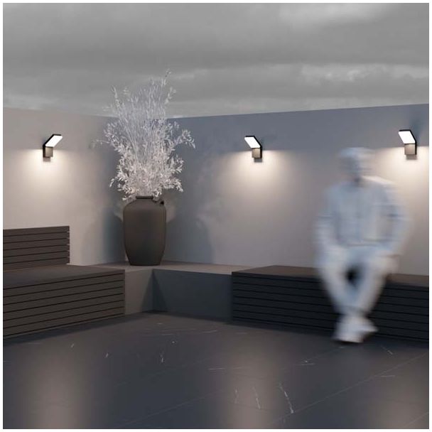 MAYTONI O595WL-L12B3K Paso lampa ścienna czarny
