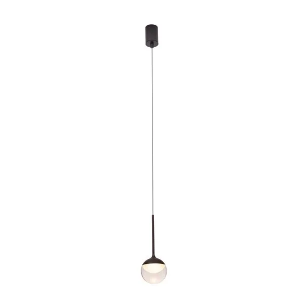 Maxlight Zoom P0416 Lampa Wisząca Czarna IP44