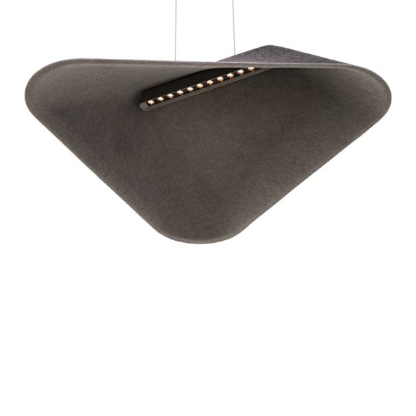 MAXLIGHT P0567 LAMPA WISZACA CARBON BLACK&GREY