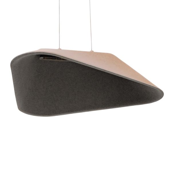 MAXLIGHT P0568 LAMPA WISZACA CARBON CREAM&GREY
