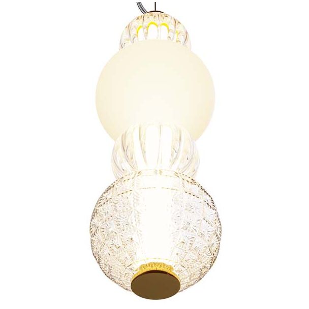 MAYTONI P069PL-L17G3K Collar lampa wisząca złoty
