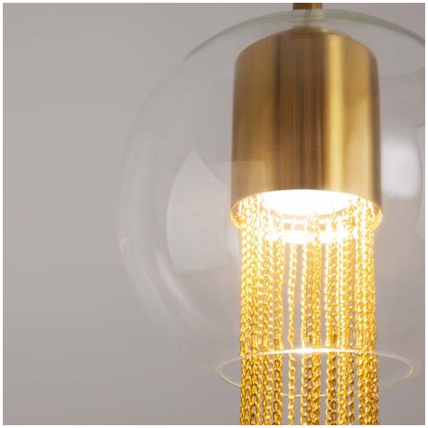 MAYTONI P095PL-01BZ Flusso lampa wisząca brązowy