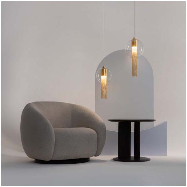 MAYTONI P095PL-01BZ Flusso lampa wisząca brązowy