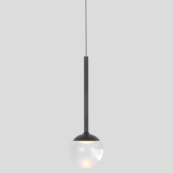 YASKR Lampa Wisząca Orra 1xLED czarna PL0105-BK