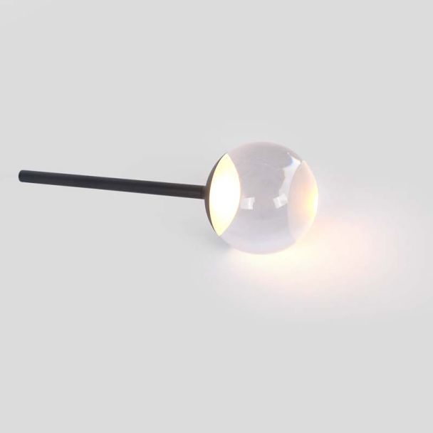 YASKR Lampa Wisząca Orra 1xLED czarna PL0105-BK