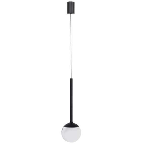 YASKR Lampa Wisząca Orra 1xLED czarna PL0105-BK