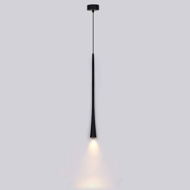 YASKR Lampa Wisząca Elysia 1xLED czarna PL0121-BK