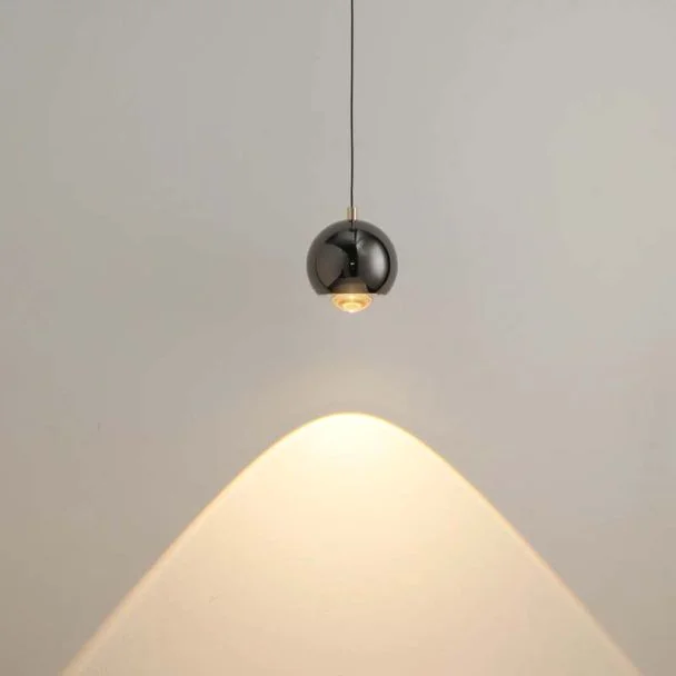 YASKR Lampa Wisząca Aurenia 1xLED czarna PL0122-CB