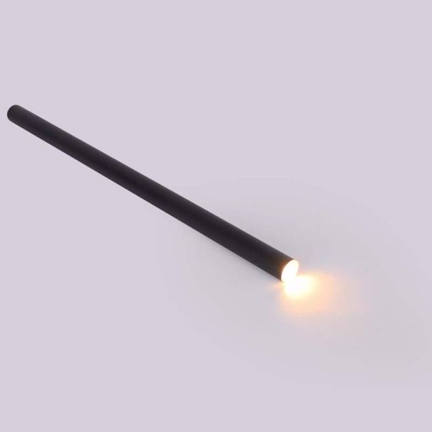 YASKR Lampa Wisząca Elin 1xLED czarna IP44 PL0123-BK