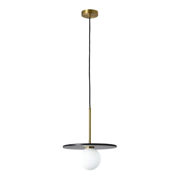 YASKR PL0136-BK BILO III lampa wisząca kolor mosiężny+czarny marmur