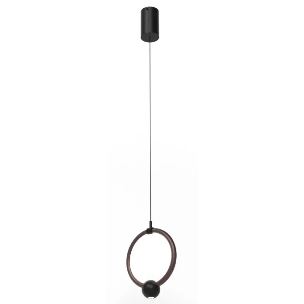 YASKR PL0146 KOLIA lampa wisząca kolor różowe złoto malowane+ czarny