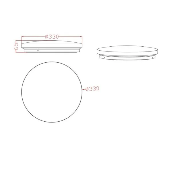 LIGHT PRESTIGE Plafon okrągły Babilon mały złoty 4000k LP-335/1C S 4GD