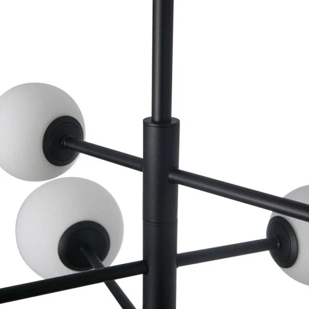 YASKR Lampa Sufitowa Bolti 6xG9 czarna PLC0103-BK