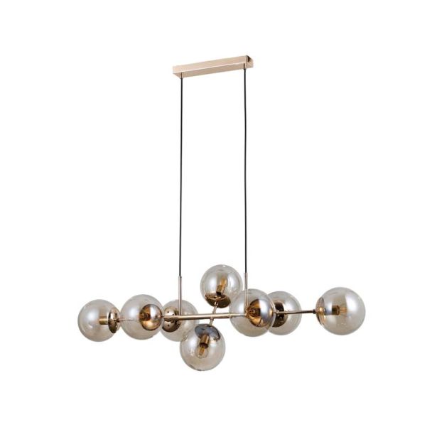 ITALUX PND-1098-8-GD Molite lampa wisząca złoty
