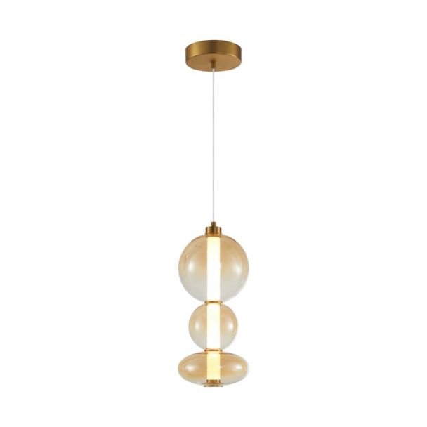 ITALUX PND-24352V-24W-AB-AMB Sonte lampa wisząca brązowy