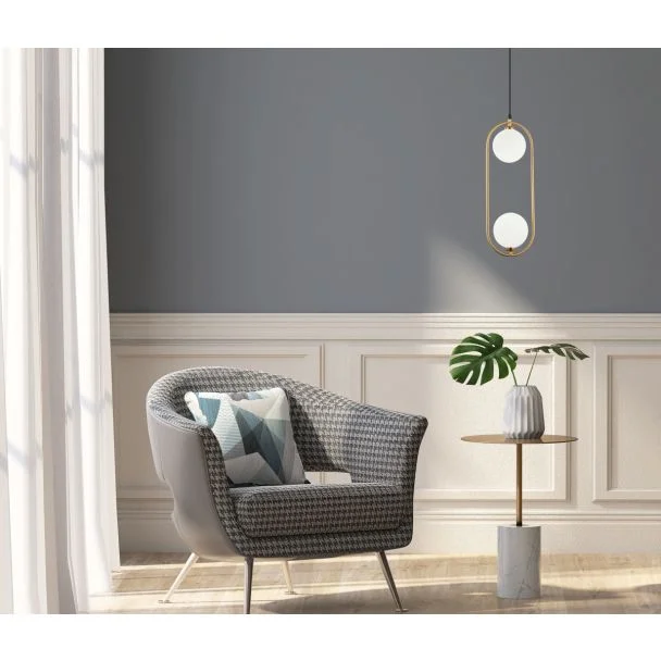 ITALUX PND-3965-2-BRO lampa wisząca brązowy,biały