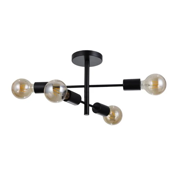 ITALUX PND-4025-4-BL lampa wisząca czarny