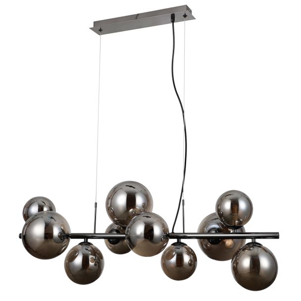 ITALUX PND-406007-10A-BCR lampa wisząca czarny