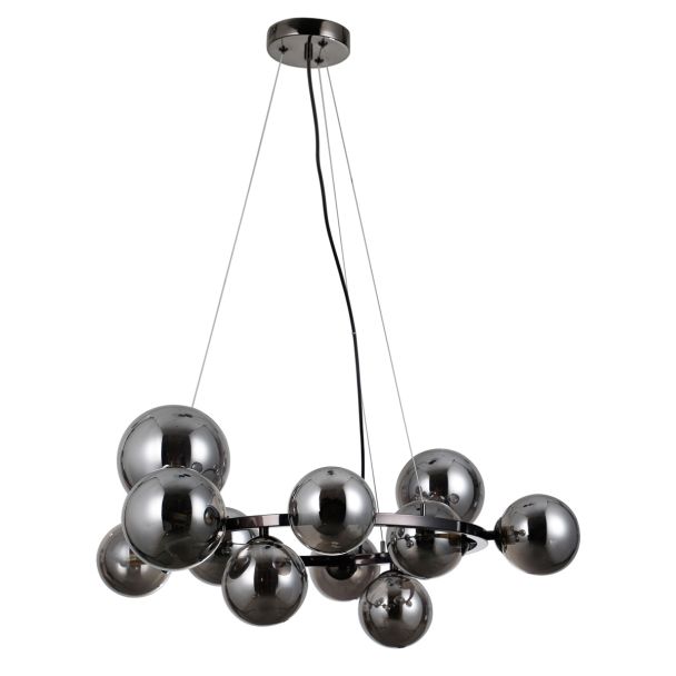 ITALUX PND-406007-11A-BCR lampa wisząca czarny