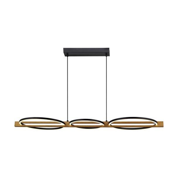 ITALUX PND-55362-40W-WO Natano lampa wisząca czarny