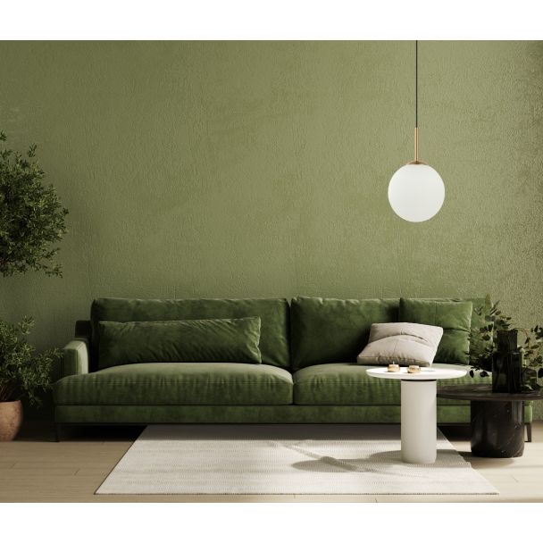 ITALUX PND-5578-1M-BRO lampa wisząca brązowy,biały