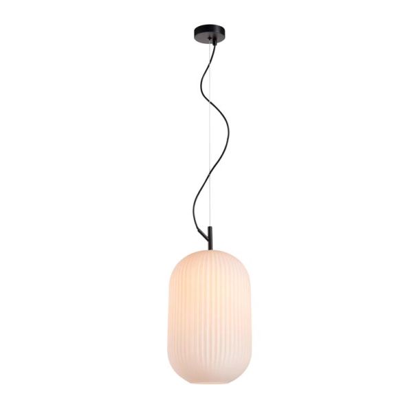 ITALUX PND-64536D-L-BL-OPA Rues lampa wisząca czarny
