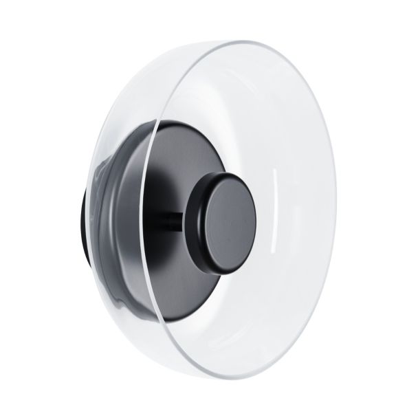 STEP INTO DESIGN ST-1331-W black Lampa ścienna DISCO 23 cm