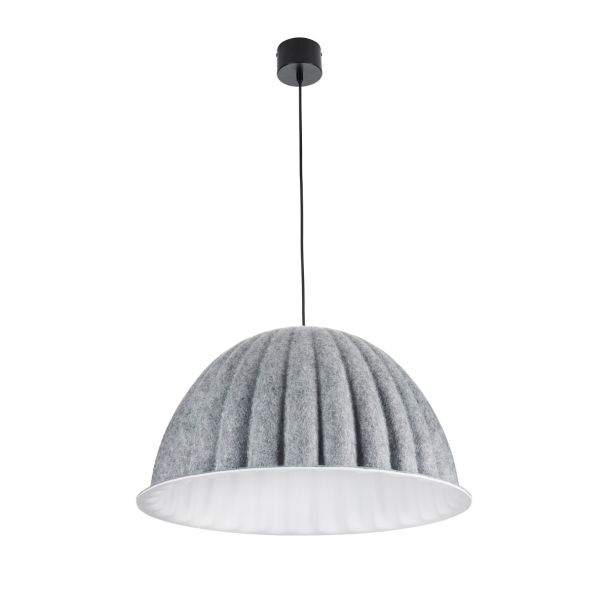 STEP INTO DESIGN ST-10267P-S grey LAMPA WISZĄCA FELT FILC SZARY 55 CM