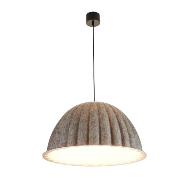 STEP INTO DESIGN ST-10267P-S grey LAMPA WISZĄCA FELT FILC SZARY 55 CM