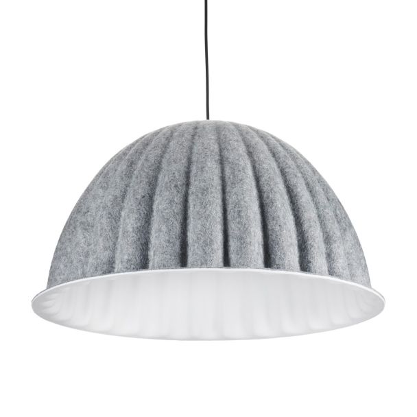 STEP INTO DESIGN ST-10267P-S grey LAMPA WISZĄCA FELT FILC SZARY 55 CM
