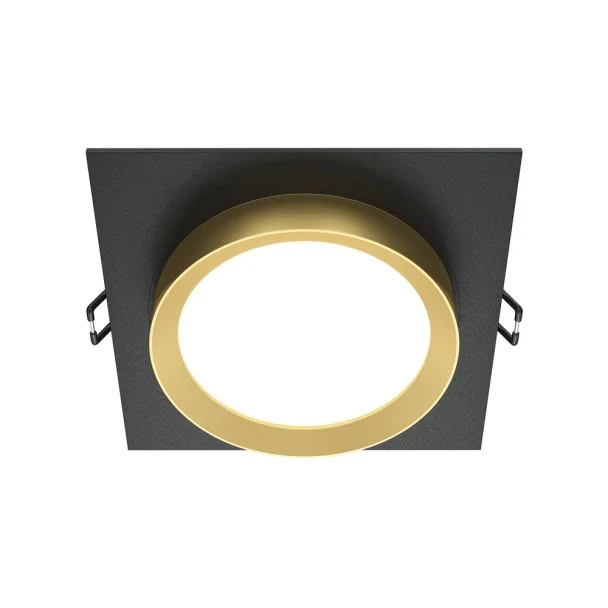 MAYTONI DL086-GX53-SQ-BG Hoop Downlight czarny,złoty