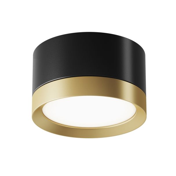 MAYTONI C086CL-GX53-SRD-BG Hoop lampa sufitowa czarny,złoty