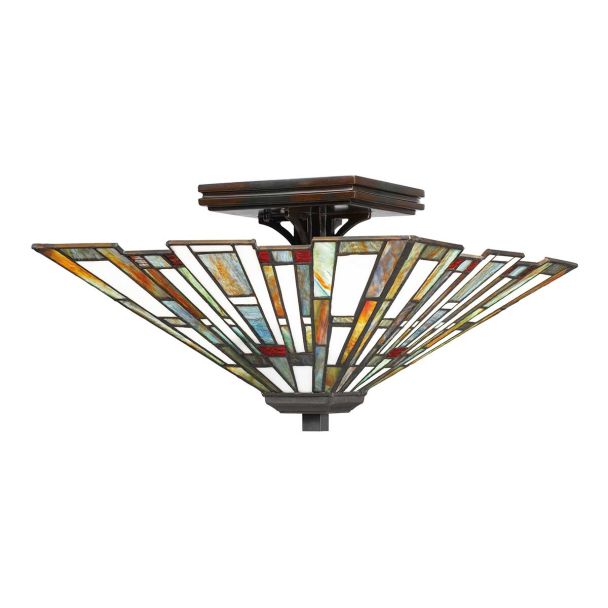ELSTEAD QZ-MAYBECK-F Plafon Maybeck - 2 PŁ