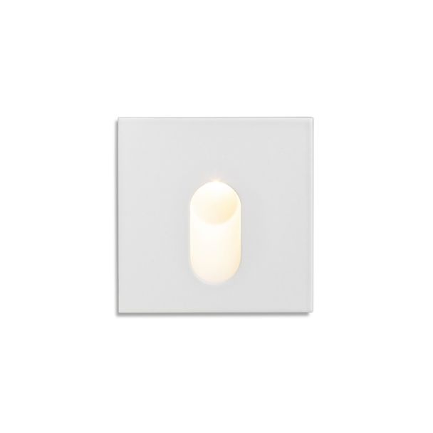 RENDL R13954 MEMPHIS SQ wpuszczana w ścianę biała 230V LED 3W 60° 3000K