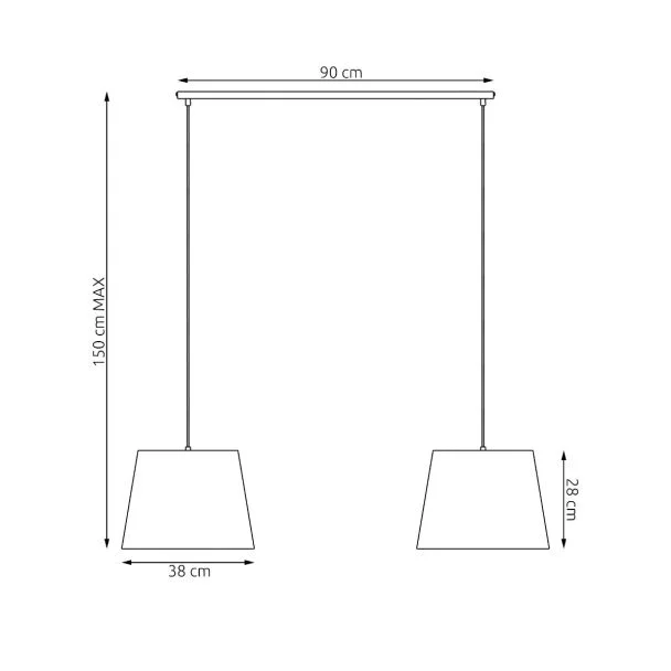 EMIBIG 1406/2 EPOCA 2 MIX lampa wisząca