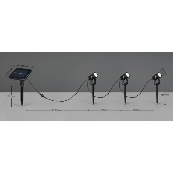RL OBIDOS HYBRID R83256332 lampa zewnętrzna spike