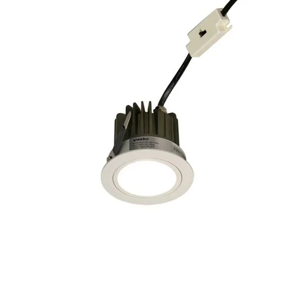 YASKR Oczko podtynkowe Pik LED białe RL0106-CCT-WH