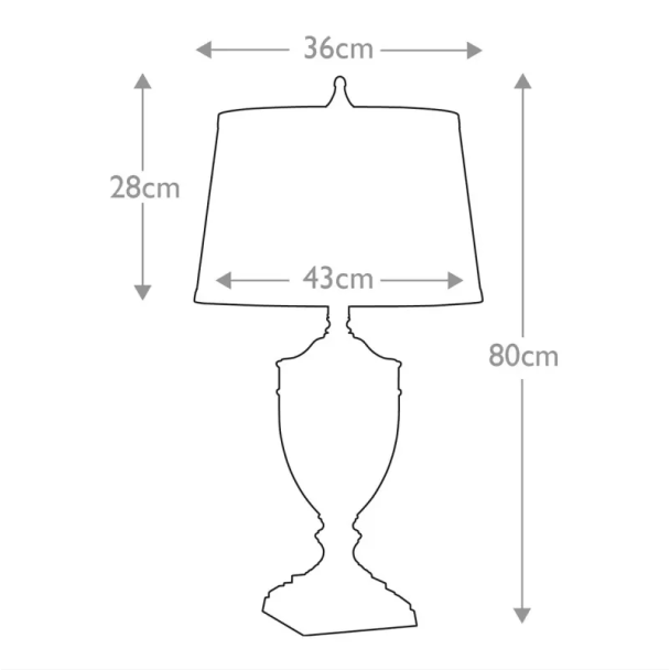 ELSTEAD DENNISON QZ/DENNISON PB Table Lamp