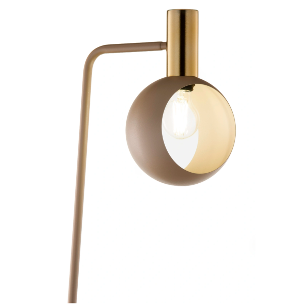 SIGMA 41725 VITRUM GOLD PODŁOGOWA OCZKO złoty szczotkowany/ciepły beż