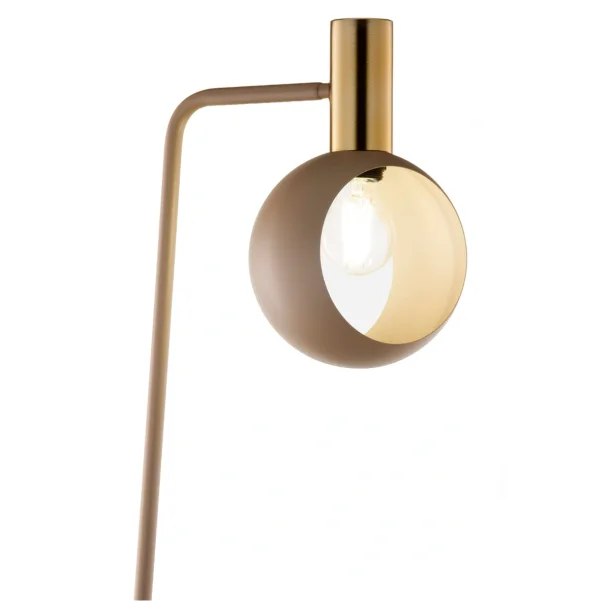 SIGMA 41725 VITRUM GOLD PODŁOGOWA OCZKO złoty szczotkowany/ciepły beż
