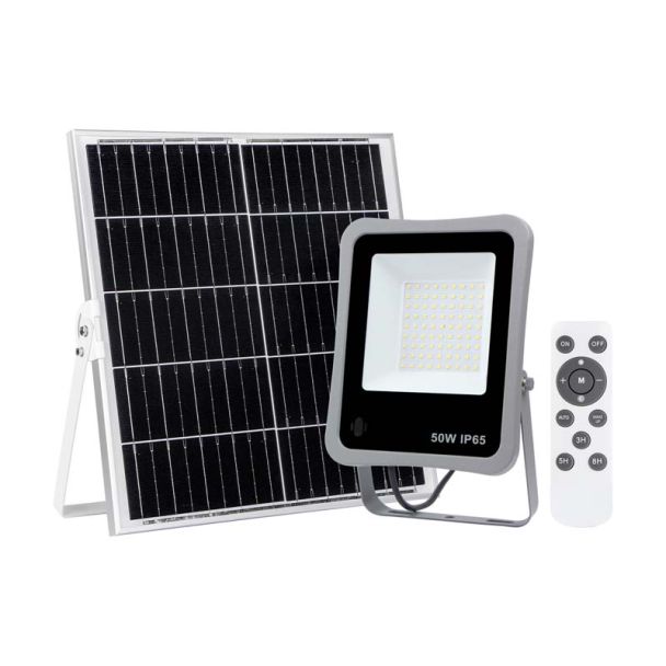 ITALUX SLR-73142-50W Bares lampa solarna szary